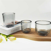 Customized Colors Frosted Glass Candle Holder Decal Printing Designs Classic