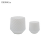 Wholesale Home Decor Pink Scented Candle Vessel Glass Candle Jars Holders