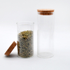 6PCS High Borosilicate Multi-sized Glass Jars with Cork Lid for Food Storage