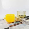 Wholesale Custom Beach Style Home Decorative Frosted Glass Candle Holders