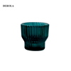 Custom Luxury Glass Candle Jar Painted Candle Holder