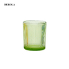 Colorful Candle Container Glass Jar Frosted Candle Holder
