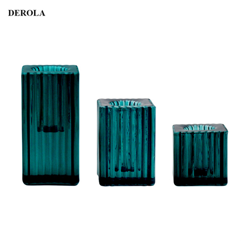 Christmas Pattern Plated Hardware Cover Glass Candle Holder