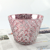European-Style Home Retro Rose Crystal Candle Holder Glass Candle Holder