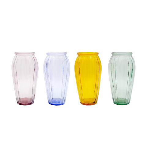 Small Home Decorative Hydroponics Hyacinth Flower Glass Vessel Glass Vase