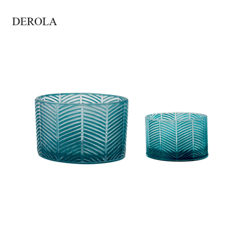 Colorful Unique Design Wedding Decorative Glass Candle Holder