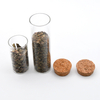 High Borosilicate Glass Jars with Cork Lid for Food Storage