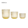 Decorative Freshness Glass Candle Holders in Different Designs And Sizes