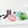 Customized Spray Glass Candle Jar with Grape Design