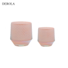 Wholesale Home Decor Pink Scented Candle Vessel Glass Candle Jars Holders