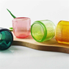 Customized Color Printed Egg Shaped Glass Votive Candle Holder