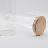 Multi-Sized Air-tight Kitchen Glass Jar with Bamboo Lid for Food or Snack Storage