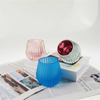 Black Table Centerpiece Candle Holder Various Color Glass Votive Cups