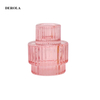 New Christmas Printing Glass Candle Holder Tealight Holder Xmas Holder