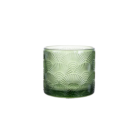 Spray Matt Color Glass Candle Holder and Customized Logo