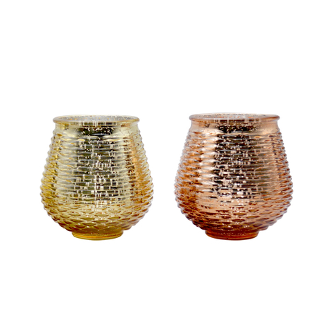 Wholesale Custom Gold Candle Jar Luxury Candle Container Factory Price Candles Holders for Home