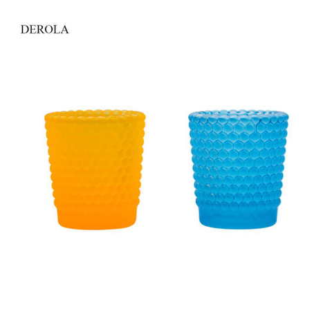 Glass Candle Holder Spray Color Candle Holders Glass Candlestick