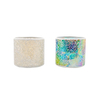 Color Glass Mosaic with Handmade Candle Holders for Wedding Dinner Hom