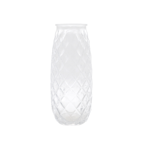 Mouthblown Sealable Square Glass Flower Vase Arrangement