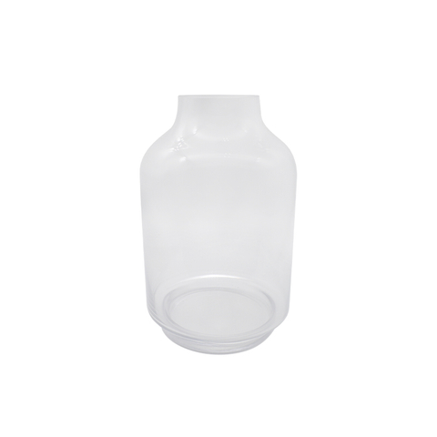 Wholesale MID Century Black White Custom Logo Flower Vases 2022 New Design Glass Vase for Flowers