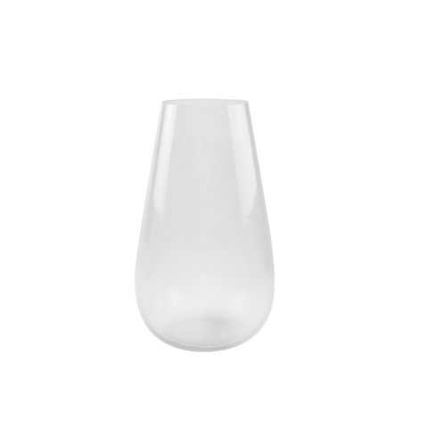 Wholesale Round Decoration Clear Colored Vase Glass