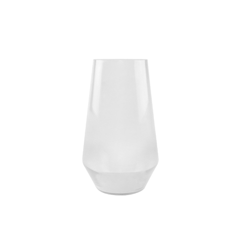 Stripe Cylinder Simple Clear Glass Flower Vase for Hotel, Home, Garden Decoration