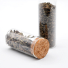 High Borosilicate Glass Jars with Cork Lid for Food Storage