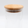 Multi-Sized Air-tight Kitchen Glass Jar with Bamboo Lid for Food or Snack Storage