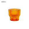 Custom Luxury Glass Candle Jar Painted Candle Holder