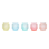 Home Decor Flower Shape Bowl Lanterns Votive Scented Glass Jar Candles Holder Container Cheap