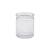 Honey Transparent Round Glass Food Storage Jars with Lids-DRL237027