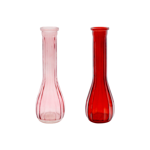 Hot Sale Colorful Flower Centerpieces Clear Glass Vases
