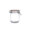 Wide Mouth Glass Jars with Airtight Lid 3, Kitchen Storage Large Clear Canister Jars with Wooden Lid For Canning,Coffee,Flour,Sugar,Beans