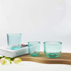 Customized Colors Frosted Glass Candle Holder Decal Printing Designs Classic