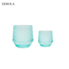 Birthday Gift Luxury Glass Jar Candle Holder with Box