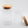 Multi-Sized Air-tight Kitchen Glass Jar with Bamboo Lid for Food or Snack Storage