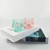 Wholesale Luxury Home Decor Candle Jars Round Shape Glass Candle Holder
