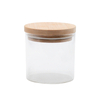 Hotsale Multi-Sized High Borosilicate Glass Jar with Bamboo Lid for Storage Use