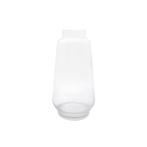 DEROLA Tall Clear Glass Vase