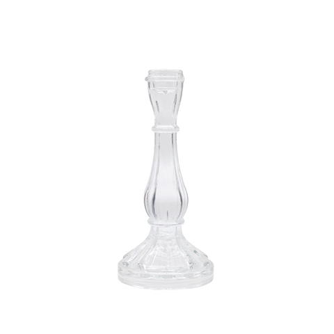 Whole Sales Long Transparent Glass Candleholder