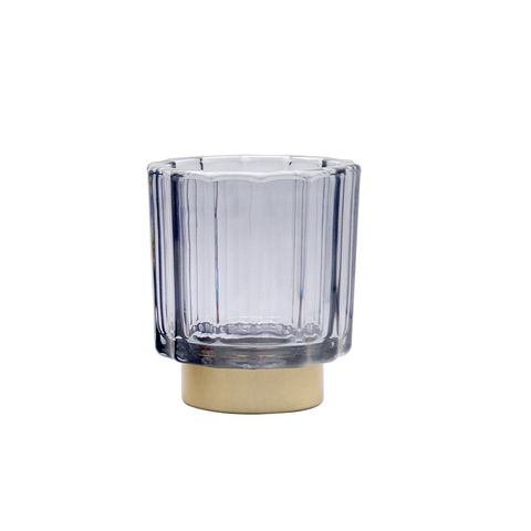 Label And Logo Customized Glass Mason Jar Candle Holder