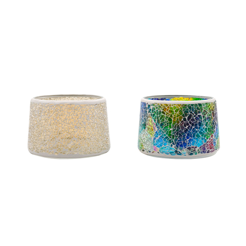 Mosaic Glass Tealight Candle Holder Supplier for Home Decor