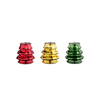 Glass Jar/Glass Candle Holder with Metallic Color