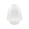 Decorative High Borosilicate Glass Clear Flower Vase with Lid for Home Office Wedding