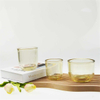 Customized Colors Frosted Glass Candle Holder Decal Printing Designs Classic
