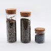 High Borosilicate Multi-sized Glass Jars with Cork Lid for Food Storage