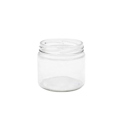 Round Jar Food Storage Container for Canned Jam Salad Glass Jar-DRL237016