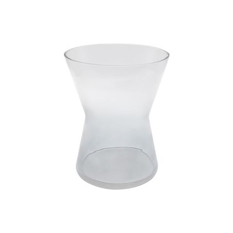 DEROLA Tall Round European Glass Flare Vase