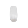 DEROLA Ridged Glass Vase