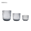 Decorative Freshness Glass Candle Holders in Different Designs And Sizes